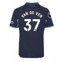 Camisa de Futebol Tottenham Hotspur Micky van de Ven #37 Equipamento Secundário 2023-24 Manga Curta